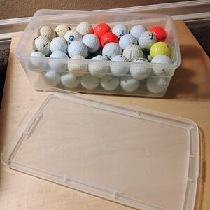 Various Logo Golf Balls Lot Of 51
